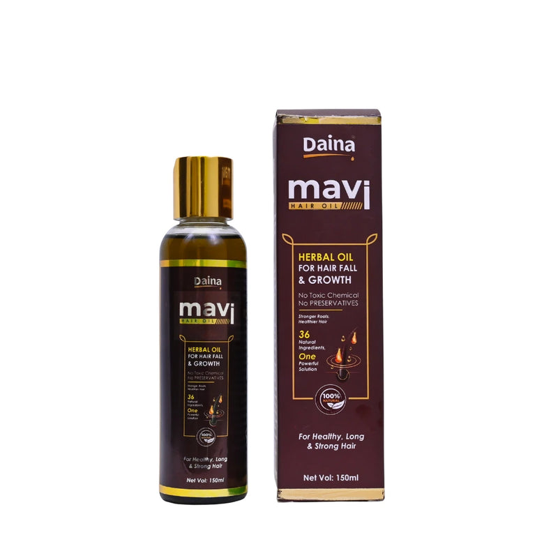 Daina Mavi Herbal Hair Oil – For Hair Fall Control & Growth (150ml)