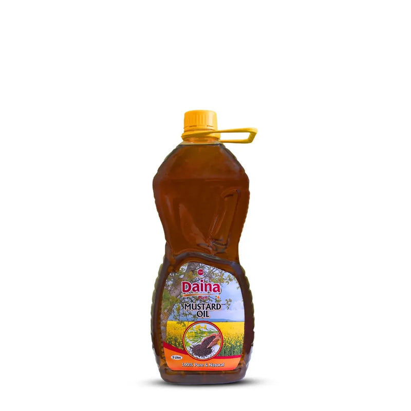Daina Mega Oil Combo: Buy 3L Mustard + 500ml Coconut, Get 500ml Mustard FREE