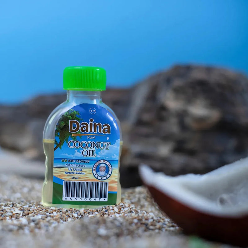 Daina Pure Coconut Oil – 100% Natural & Cold-Pressed (Available in Multiple Sizes)