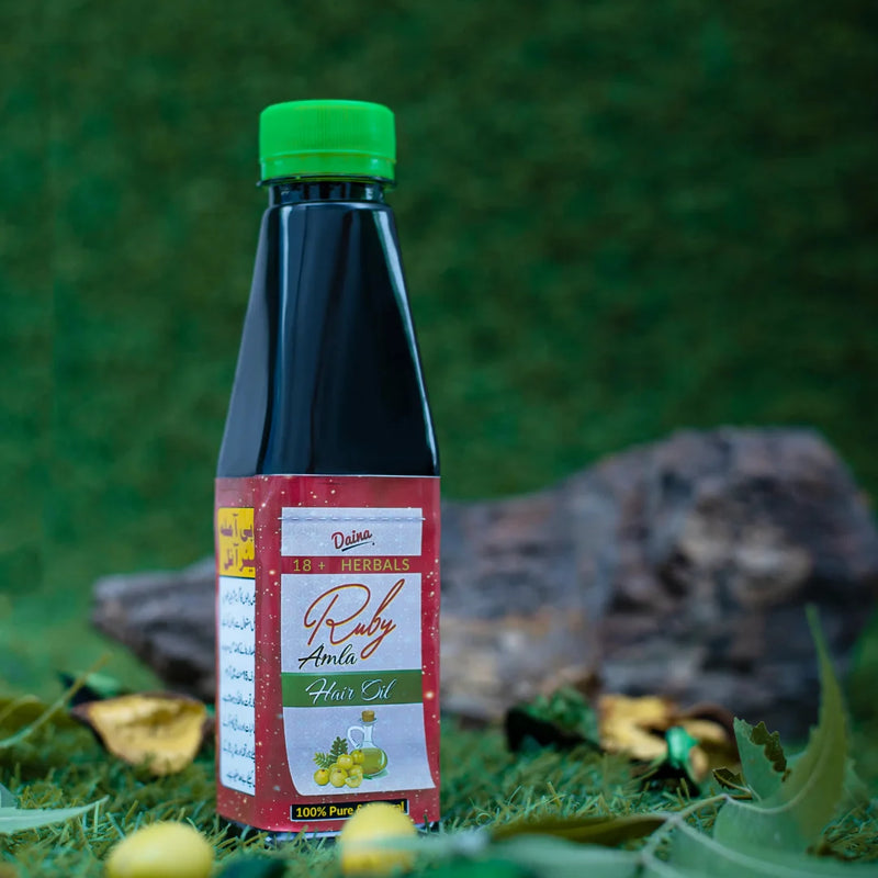 Ruby Amla Hair Oil – Pure & Low Fragrance | 140ml & 250ml