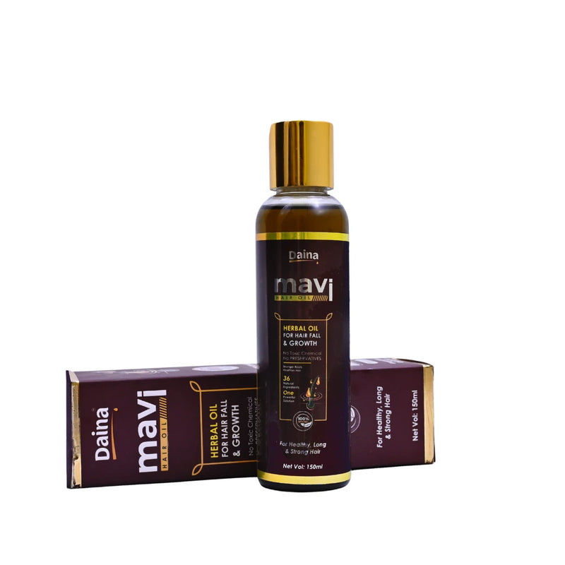 Daina Mavi Herbal Hair Oil – For Hair Fall Control & Growth (150ml)