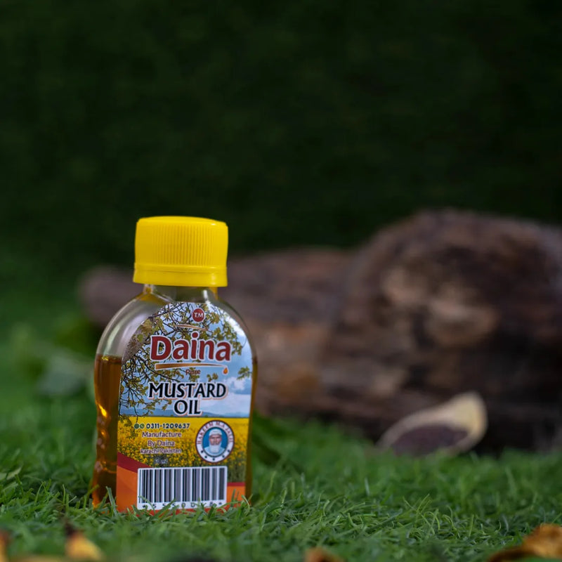 Daina Pure Mustard Oil – 100% Natural & Cold-Pressed (Available in Multiple Sizes)